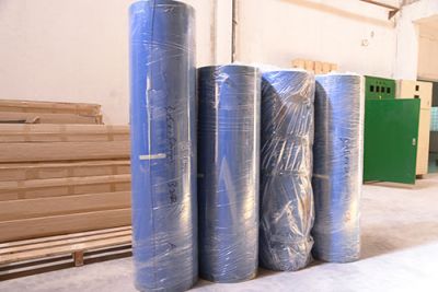Nỉ xanh in ấn chuyên dùng cho xưởng sản xuất bao bì